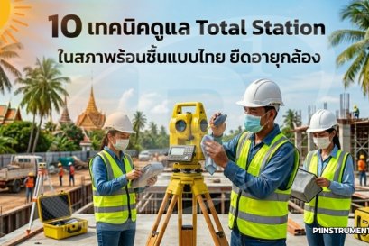 10 เทคนิคดูแล Total Station ในสภาพร้อนชื้นแบบไทย ยืดอายุกล้อง