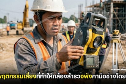 5 พฤติกรรมเสี่ยงที่ทำให้กล้องสำรวจพังคามือช่างโดยไม่รู้ตัว
