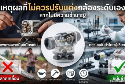 เหตุผลที่ไม่ควรปรับแต่งกล้องระดับเอง หากไม่มีความชำนาญ