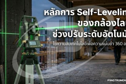 หลักการ Self-Leveling ของกล้องไลน์: ช่วงปรับระดับอัตโนมัติ