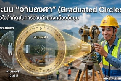 ระบบ "จานองศา" (Graduated Circles): หัวใจสำคัญในการอ่านค่าของกล้องวัดมุม
