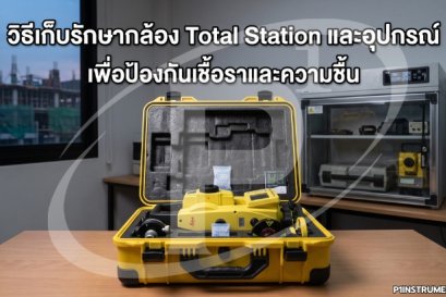 วิธีเก็บรักษากล้อง Total Station และอุปกรณ์ เพื่อป้องกันเชื้อราและความชื้น