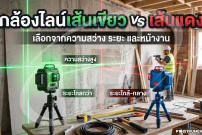 กล้องไลน์เส้นเขียว vs เส้นแดง: เลือกจากความสว่าง ระยะ และหน้างาน