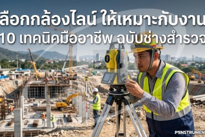 เลือกกล้องไลน์ให้เหมาะกับงาน: 10 เทคนิคมืออาชีพ ฉบับช่างสำรวจ