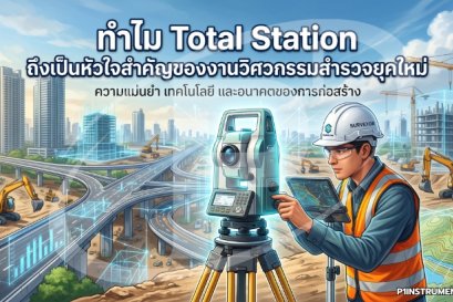 ทำไม Total Station ถึงเป็นหัวใจสำคัญของงานวิศวกรรมสำรวจยุคใหม่