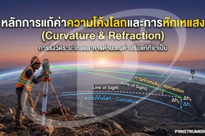 หลักการแก้ค่าความโค้งโลกและการหักเหแสง (Curvature & Refraction)