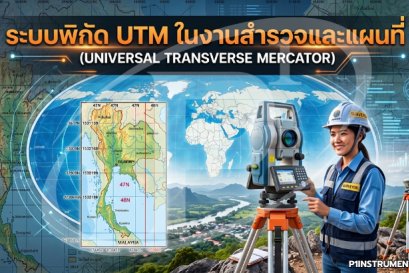 ระบบพิกัด UTM ในงานสำรวจและแผนที่