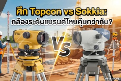 ศึก Topcon vs Sokkia: กล้องระดับแบรนด์ไหนคุ้มกว่ากัน?