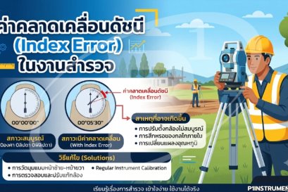 ค่าคลาดเคลื่อนดัชนี (Index Error) ในงานสำรวจ