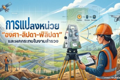การแปลงหน่วย "องศา-ลิปดา-พิลิปดา" และผลกระทบในงานสำรวจ