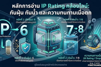 หลักการอ่าน IP Rating กล้องไลน์: กันฝุ่น กันน้ำ และความทนทานเมื่อตก