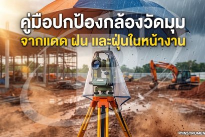 คู่มือปกป้องกล้องวัดมุมจากแดด ฝน และฝุ่นในหน้างาน