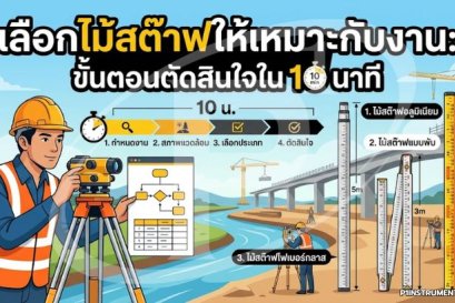 เลือกไม้สต๊าฟให้เหมาะกับงาน: ขั้นตอนตัดสินใจใน 10 นาที