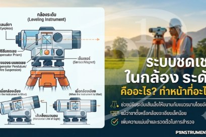 ระบบชดเชย (Compensator) ในกล้องระดับ คืออะไร? ทำหน้าที่อะไร?