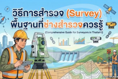 วิธีการสำรวจ (Survey) พื้นฐานที่ช่างสำรวจควรรู้