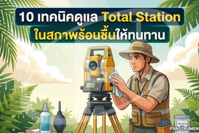 10 เทคนิคดูแล Total Station ในสภาพร้อนชื้นให้ทนทาน