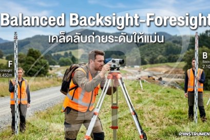 Balanced Backsight-Foresight: เคล็ดลับถ่ายระดับให้แม่น