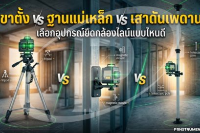 ขาตั้ง vs ฐานแม่เหล็ก vs เสาดันเพดาน: เลือกอุปกรณ์ยึดกล้องไลน์แบบไหนดี