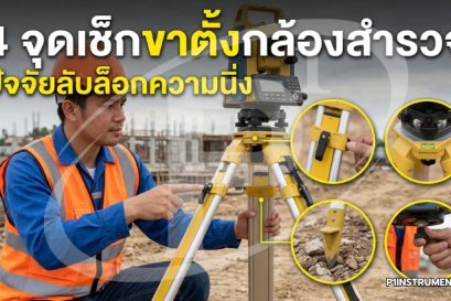 4 จุดเช็กขาตั้งกล้องสำรวจ ปัจจัยลับล็อกความนิ่ง
