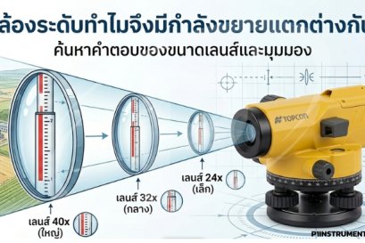 ไขข้อข้องใจ: กล้องระดับทำไมจึงมีกำลังขยายแตกต่างกัน?