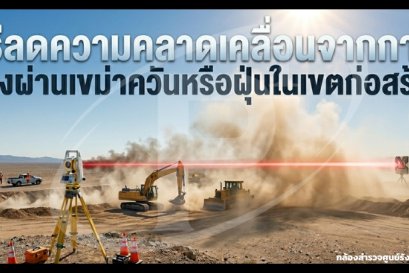 วิธีลดความคลาดเคลื่อนจากการส่องผ่านเขม่าควันในเขตก่อสร้าง