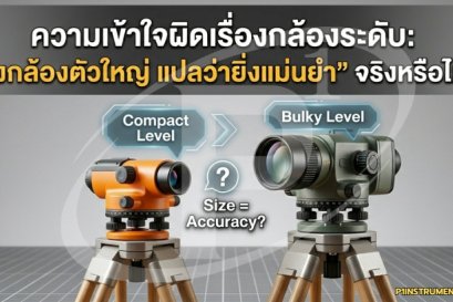 กล้องระดับ: "ยิ่งกล้องตัวใหญ่ แปลว่ายิ่งแม่นยำ" จริงหรือไม่?