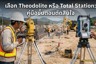เลือก Theodolite หรือ Total Station: คู่มือขั้นตอนตัดสินใจ