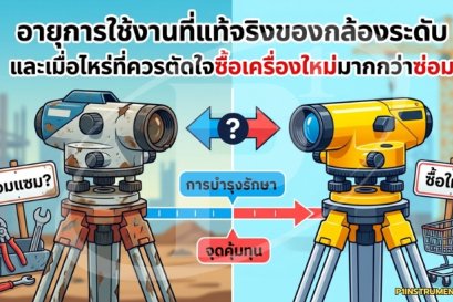 อายุการใช้งานที่แท้จริงของกล้องระดับ และเมื่อไหร่ที่ควรตัดใจซื้อเครื่องใหม่