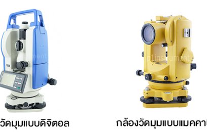 กล้องวัดมุมที่นิยมใช้มีปัจจุบันอยู่ 2 ชนิด