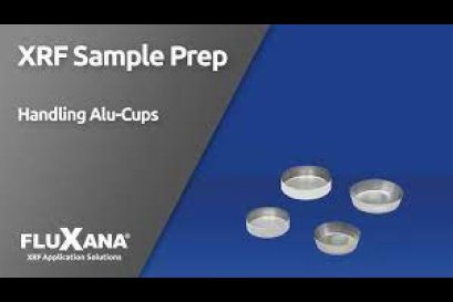 Pressing with Aluminium Cups for X-ray Fluorescence Analysis (XRF)