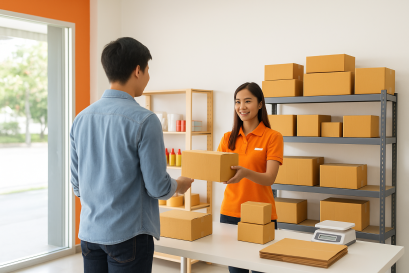 เปิดร้านพัสดุอย่างไรให้เป็นจุดรวมของชุมชน: บทเรียนจากเจ้าของแฟรนไชส์ DDC EXPRESS