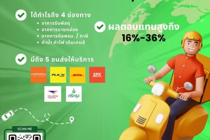 ไม่ว่าจะบ้าน ร้านค้า ร้านเสริมสวย ฯลฯ แค่มีพื้นที่ก็สามารถเปิดแฟรนไชส์รับส่งพัสดุได้