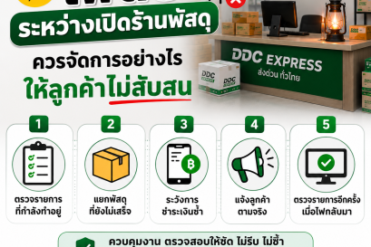 ไฟดับระหว่างเปิดร้านพัสดุ ควรจัดการอย่างไร