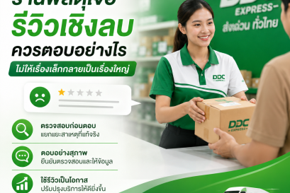 ร้านพัสดุควรรับมือรีวิวออนไลน์เชิงลบอย่างไร