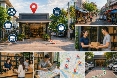 เลือกทำเลร้านพัสดุยังไงให้ลูกค้าเข้า (อัปเดตปี 2026)