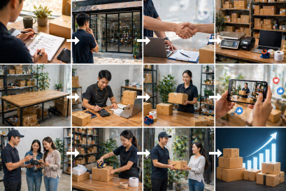 ขั้นตอนเปิดร้านพัสดุ ตั้งแต่ 0 จนเปิดขายได้จริง