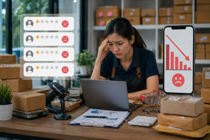 รีวิวแย่ ส่งผลต่อร้านพัสดุแค่ไหน (กระทบจริง มากกว่าที่คิด)