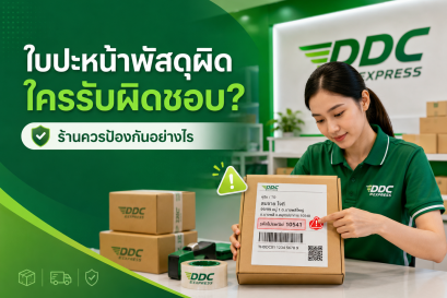 ใบปะหน้าพัสดุผิด ใครรับผิดชอบ และร้านควรป้องกันอย่างไร