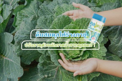คืนสมดุลให้ร่างกาย ปรับธาตุด้วยผักกาดน้ำจากคูลแคป !