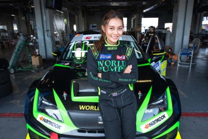 สัมภาษณ์นักแข่งสาวสวย!! คุณลูกนัท ปณิชา ดอกจันทร์ ที่ลงแข่งในรายการ Super Turbo Thailand 2020 สังกัดทีม World Pumps Racing Team 