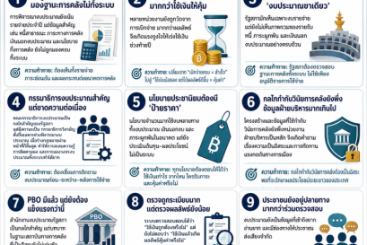 ประเทศไทยยังพิจารณางบประมาณแบบเห็น รายจ่ายประจำปี มากกว่าเห็น ฐานะการคลังทั้งระบบ