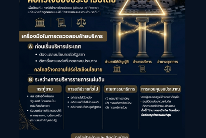 การตรวจสอบและถ่วงดุลอำนาจรัฐ (Checks and Balance)
