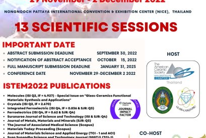 INTERNATIONAL CONFERENCE AND EXHIBITION ON SCIENCE, TECHNOLOGY AND ENGINEERING OF MATERIALS (ISTEM 2022)