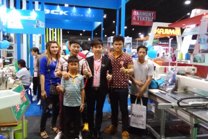 TCM จัดแสดงสินค้าจักรเย็บผ้าและอุปกรณ์การ์เม้นท์ ในงาน GFT