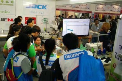 TCM จัดแสดงสินค้าจักรเย็บผ้าและอุปกรณ์การ์เม้นท์ ในงาน GFT