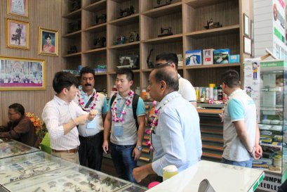 ตัวแทน JACK อินเดีย เข้าเยี่ยม TCM Sewing Machine ไทย