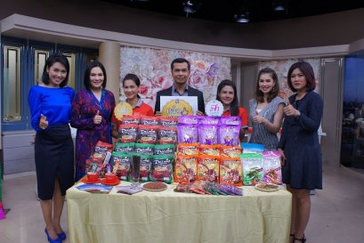 เดอลอง กาแฟสังข์หยด ถ่ายรายการแจ๋ว family ทางช่อง 3