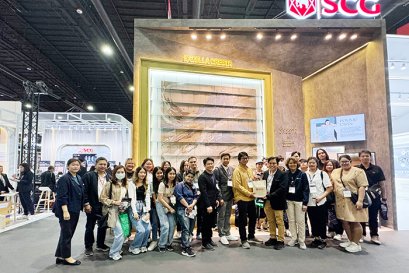 สมาคมไทยรับรับสร้างบ้าน(THBA) เยี่ยมชมบูธ เอสซีจี