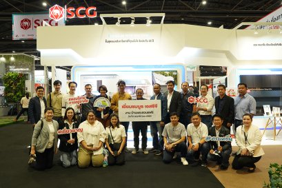 สมาคมไทยรับรับสร้างบ้าน(THBA) เยี่ยมชมบูธ เอสซีจี