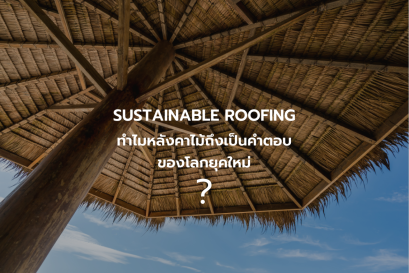 Sustainable Roofing : ทำไมหลังคาไม้ถึงเป็นคำตอบของโลกยุคใหม่ ?